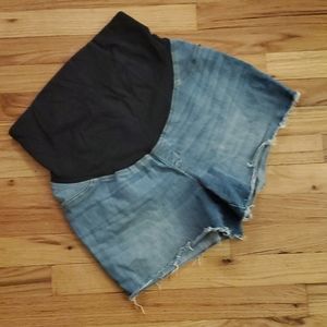 Denim Maternity Shorts